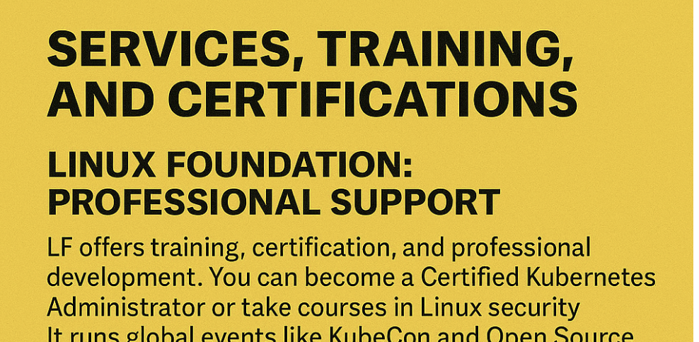Services, Training, and Certifications - the Linux Foundation